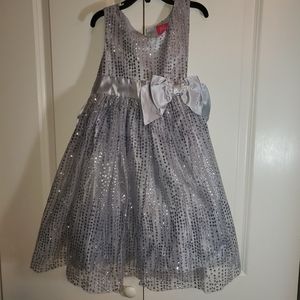Little Girls Satin\Tulle A-line Dress
